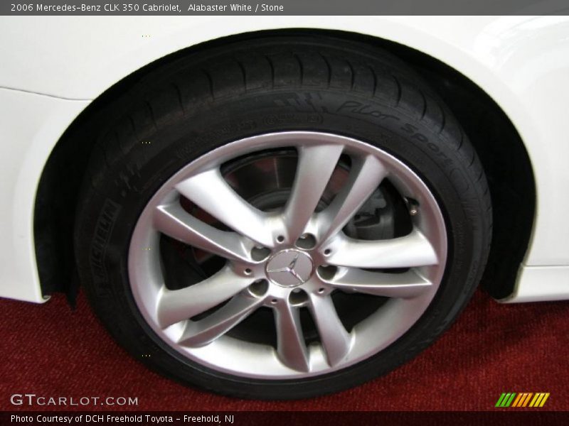 Alabaster White / Stone 2006 Mercedes-Benz CLK 350 Cabriolet
