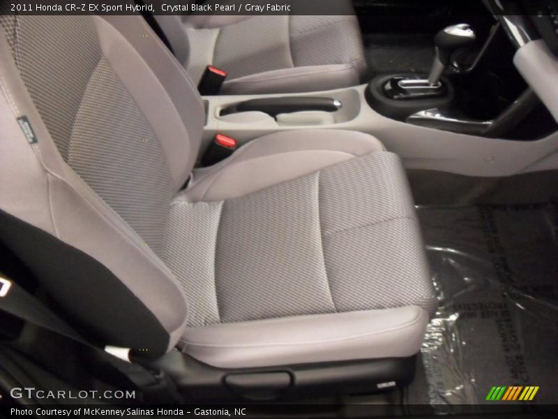 Crystal Black Pearl / Gray Fabric 2011 Honda CR-Z EX Sport Hybrid
