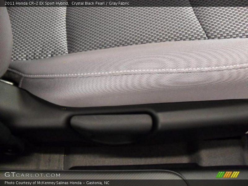 Crystal Black Pearl / Gray Fabric 2011 Honda CR-Z EX Sport Hybrid