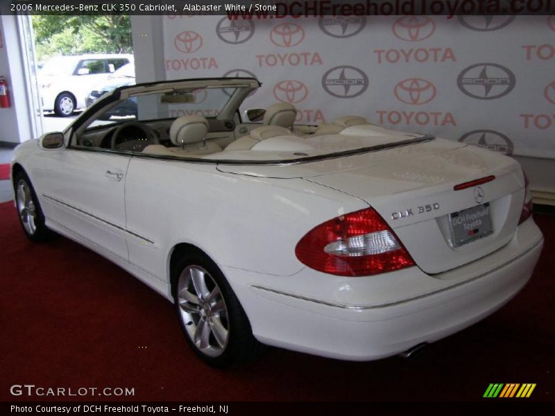 Alabaster White / Stone 2006 Mercedes-Benz CLK 350 Cabriolet