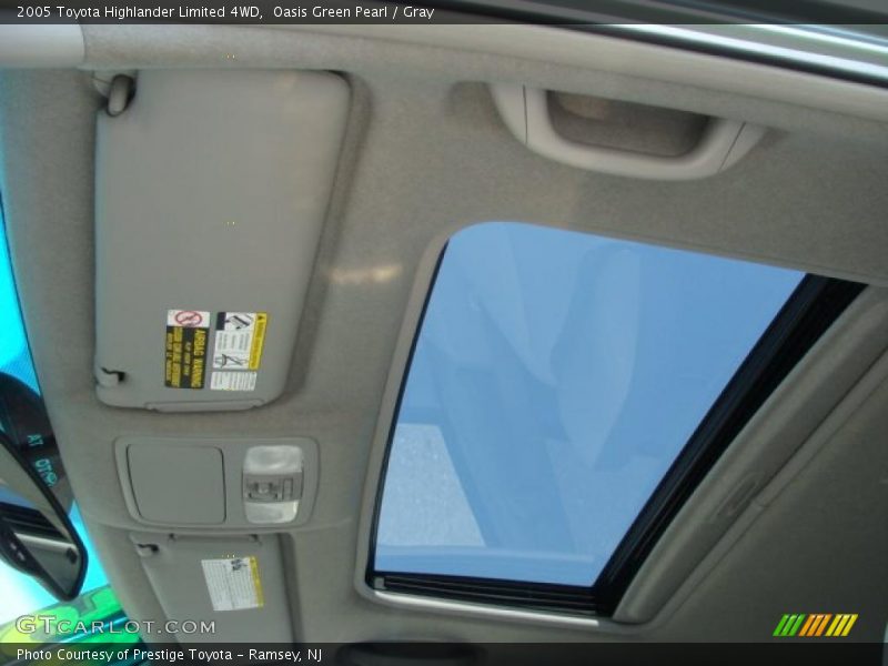 Oasis Green Pearl / Gray 2005 Toyota Highlander Limited 4WD