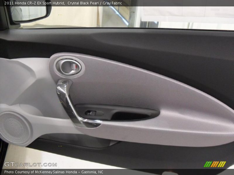 Crystal Black Pearl / Gray Fabric 2011 Honda CR-Z EX Sport Hybrid