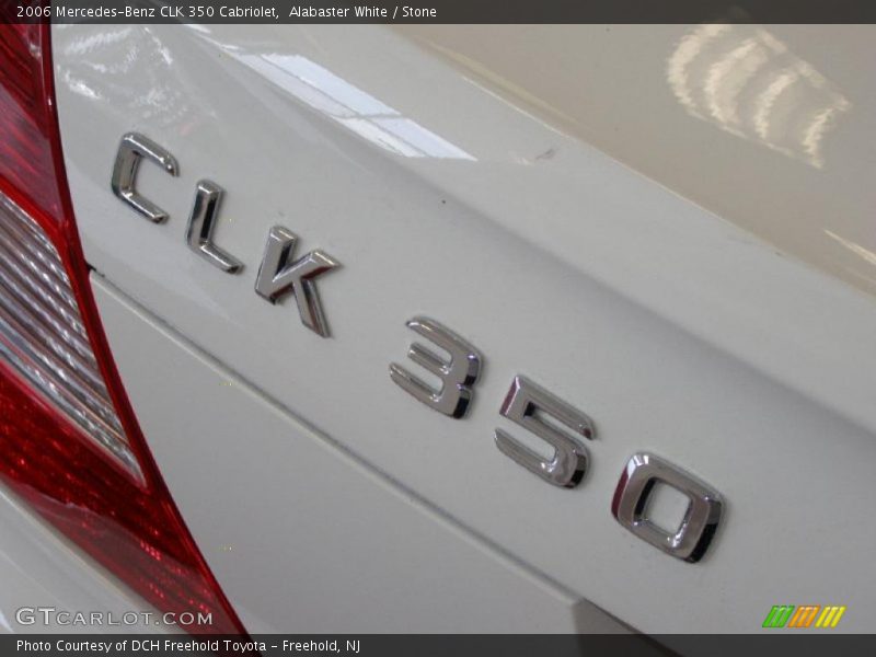 Alabaster White / Stone 2006 Mercedes-Benz CLK 350 Cabriolet