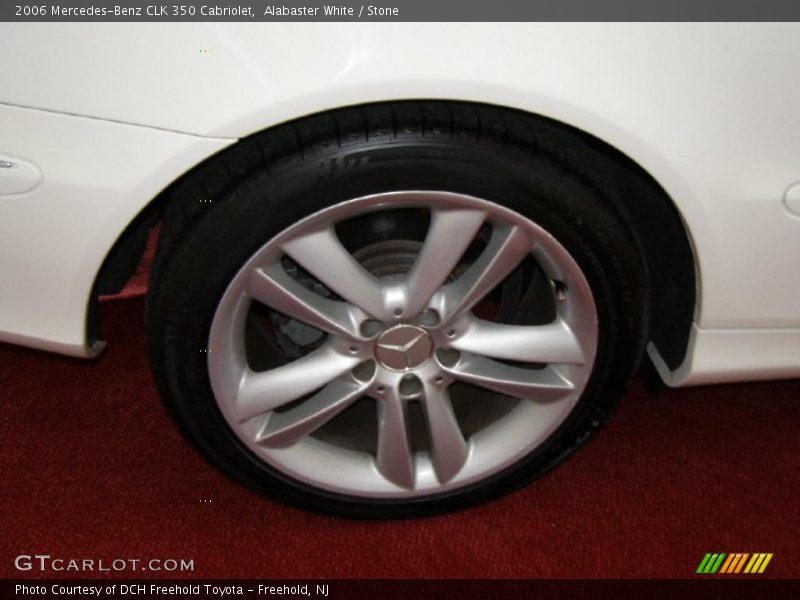 Alabaster White / Stone 2006 Mercedes-Benz CLK 350 Cabriolet