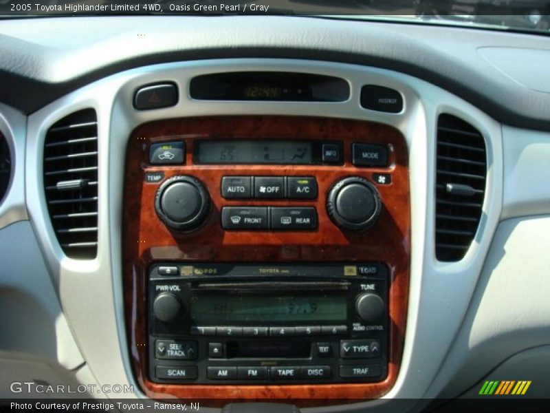 Oasis Green Pearl / Gray 2005 Toyota Highlander Limited 4WD