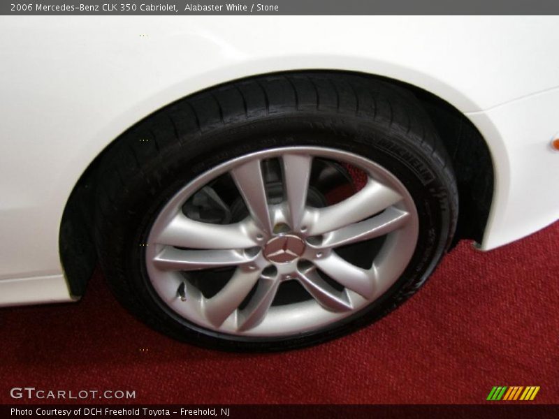 Alabaster White / Stone 2006 Mercedes-Benz CLK 350 Cabriolet
