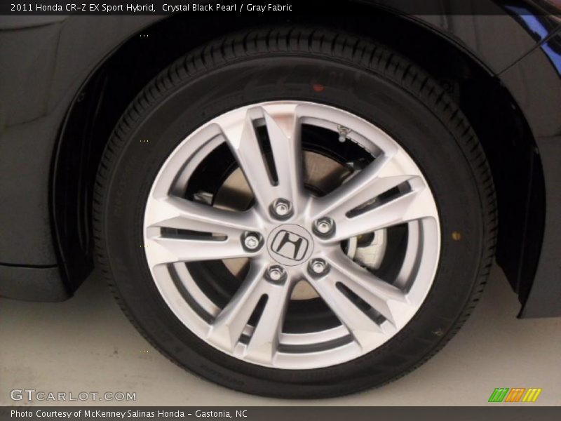 Crystal Black Pearl / Gray Fabric 2011 Honda CR-Z EX Sport Hybrid