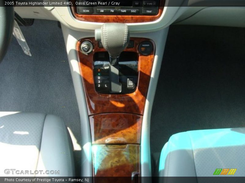 Oasis Green Pearl / Gray 2005 Toyota Highlander Limited 4WD