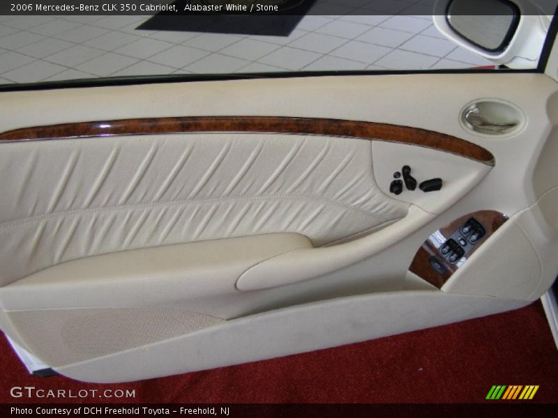 Alabaster White / Stone 2006 Mercedes-Benz CLK 350 Cabriolet