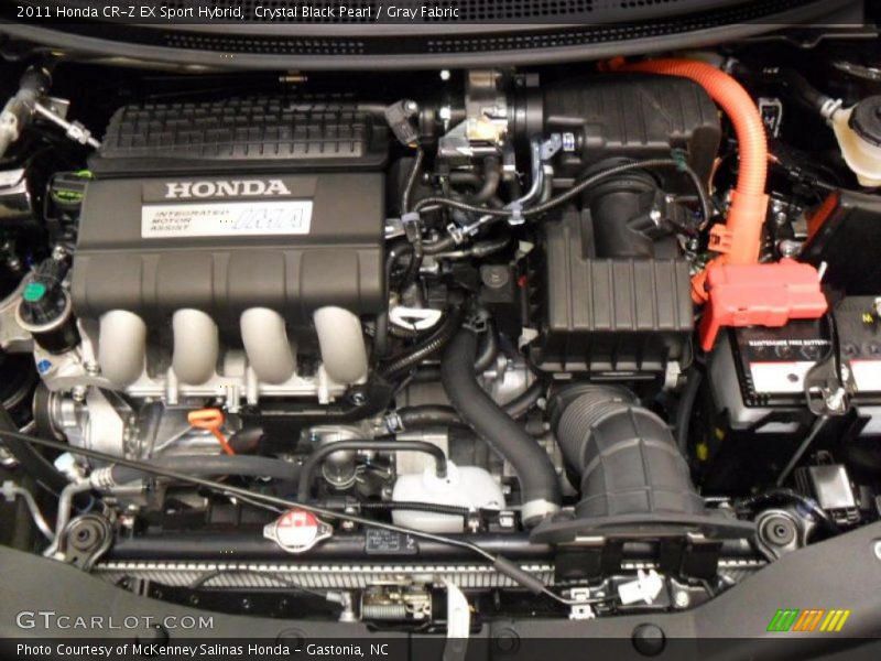 Crystal Black Pearl / Gray Fabric 2011 Honda CR-Z EX Sport Hybrid