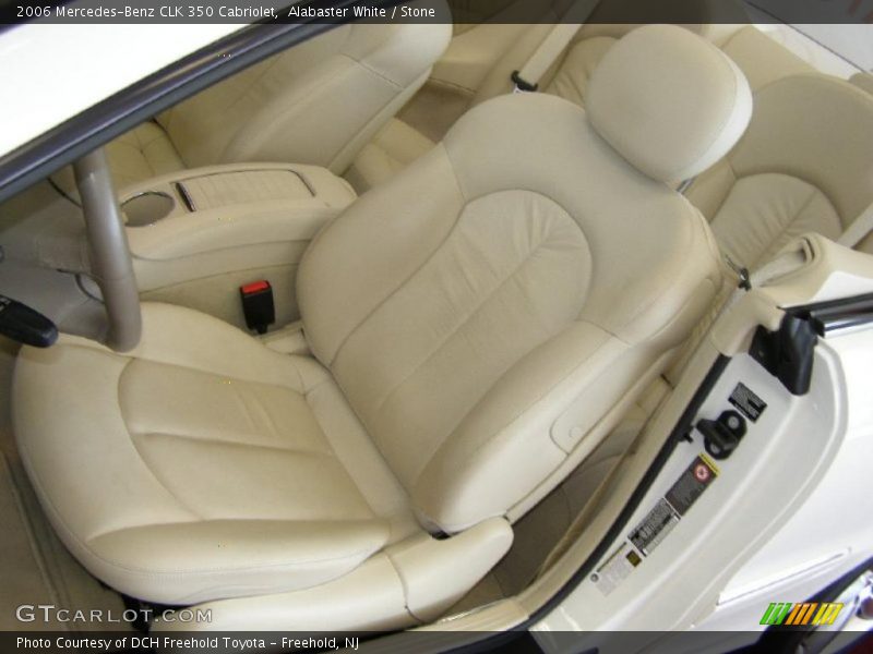 Alabaster White / Stone 2006 Mercedes-Benz CLK 350 Cabriolet