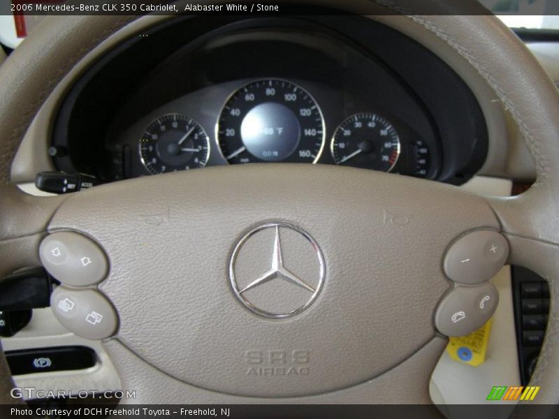 Alabaster White / Stone 2006 Mercedes-Benz CLK 350 Cabriolet