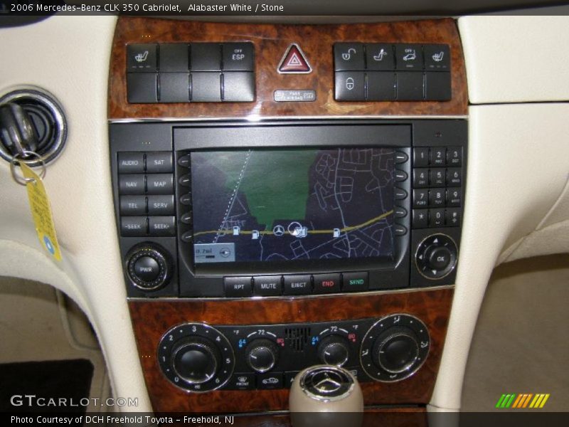 Alabaster White / Stone 2006 Mercedes-Benz CLK 350 Cabriolet