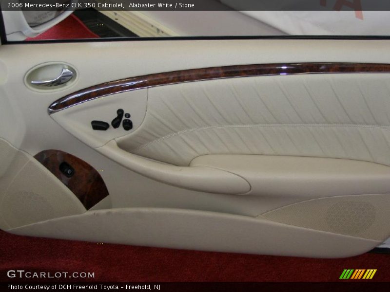 Alabaster White / Stone 2006 Mercedes-Benz CLK 350 Cabriolet