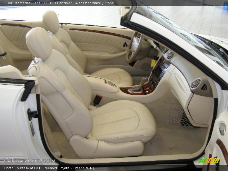 Alabaster White / Stone 2006 Mercedes-Benz CLK 350 Cabriolet