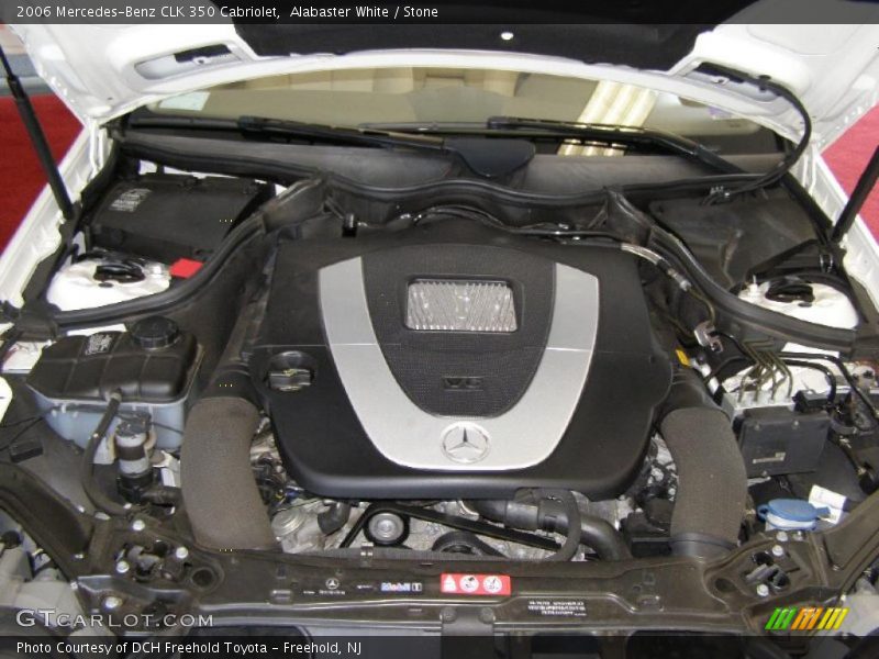 Alabaster White / Stone 2006 Mercedes-Benz CLK 350 Cabriolet