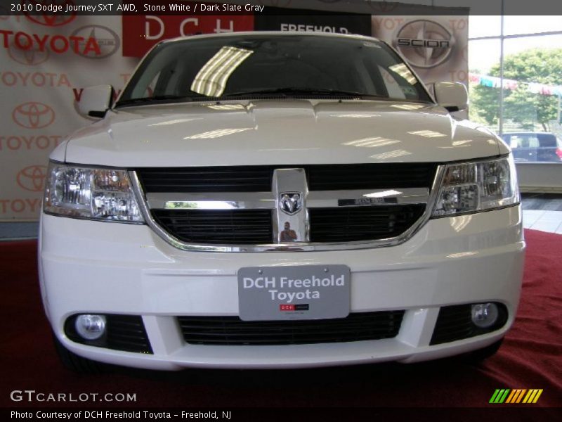 Stone White / Dark Slate Gray 2010 Dodge Journey SXT AWD