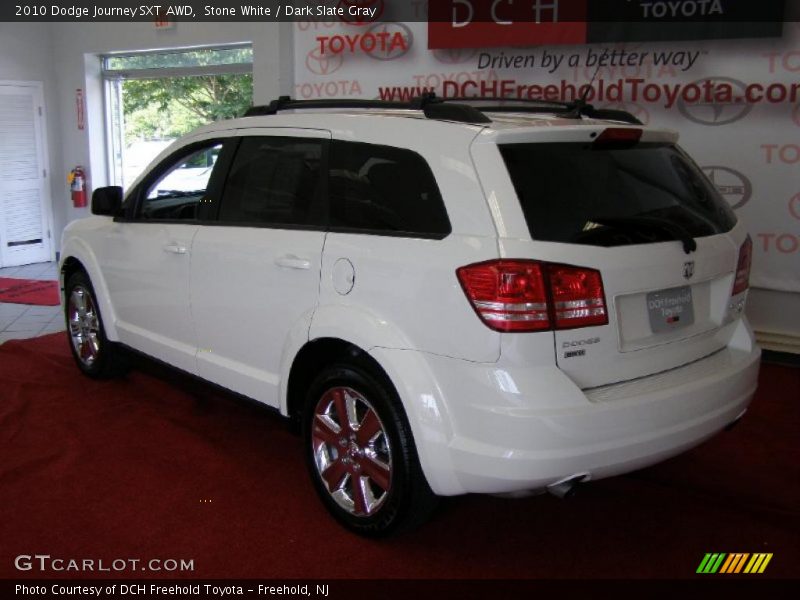 Stone White / Dark Slate Gray 2010 Dodge Journey SXT AWD