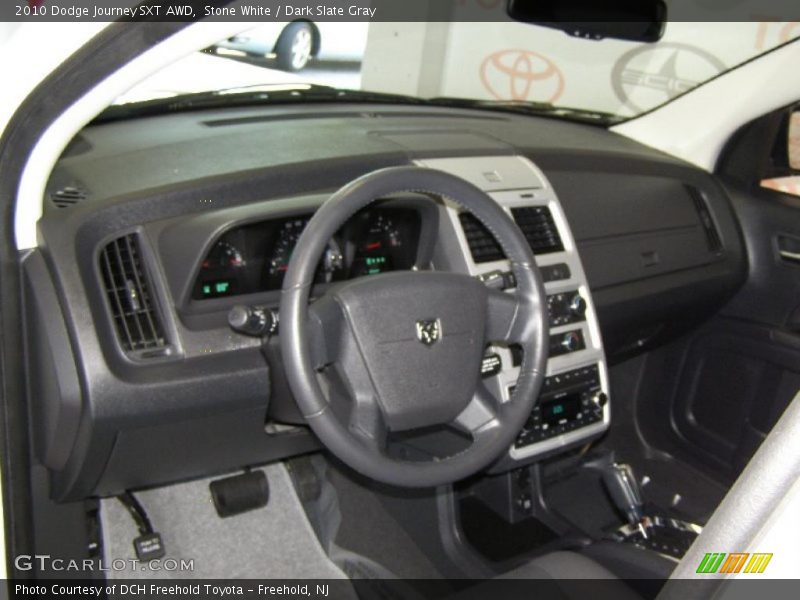 Stone White / Dark Slate Gray 2010 Dodge Journey SXT AWD