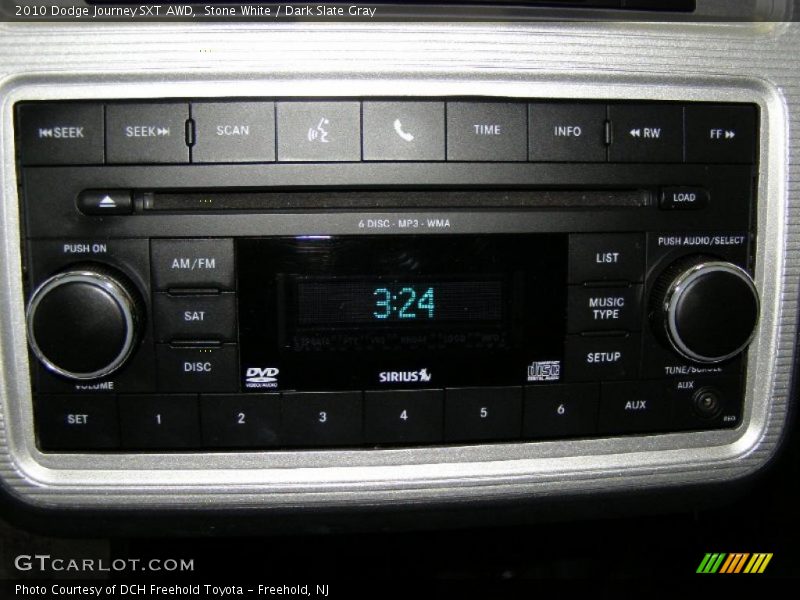 Stone White / Dark Slate Gray 2010 Dodge Journey SXT AWD