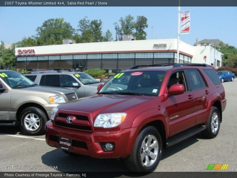 Salsa Red Pearl / Stone 2007 Toyota 4Runner Limited 4x4