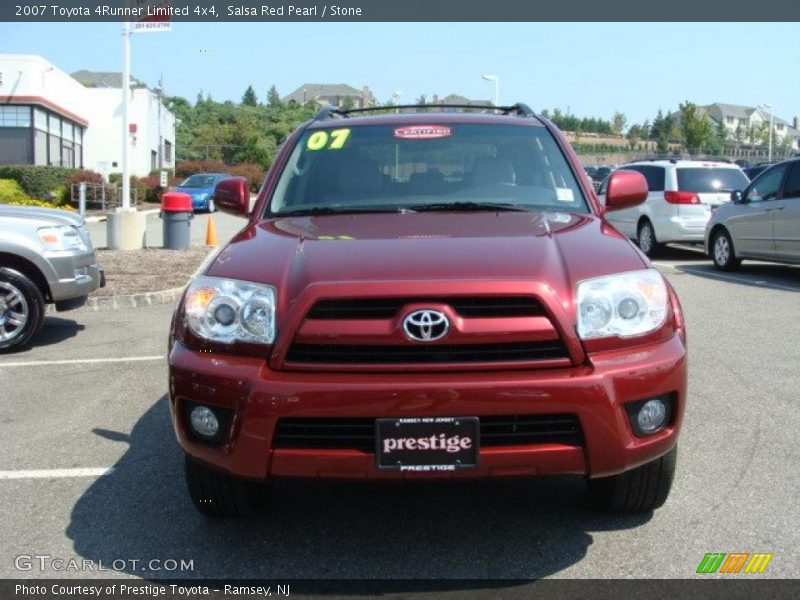 Salsa Red Pearl / Stone 2007 Toyota 4Runner Limited 4x4
