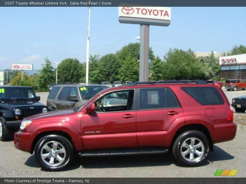 Salsa Red Pearl / Stone 2007 Toyota 4Runner Limited 4x4