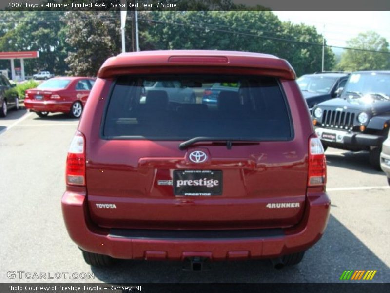 Salsa Red Pearl / Stone 2007 Toyota 4Runner Limited 4x4