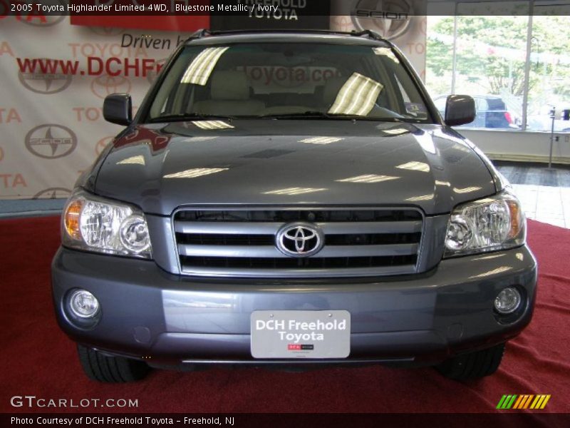 Bluestone Metallic / Ivory 2005 Toyota Highlander Limited 4WD