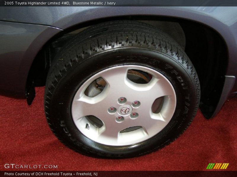 Bluestone Metallic / Ivory 2005 Toyota Highlander Limited 4WD