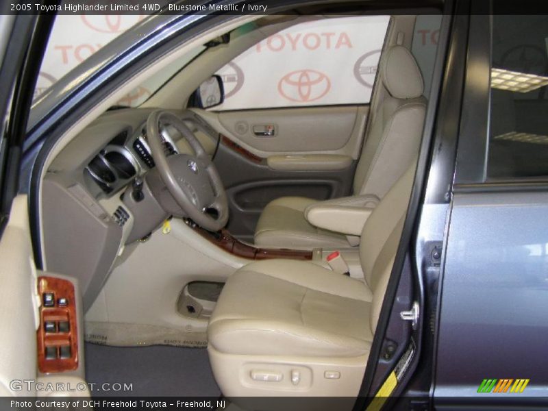 Bluestone Metallic / Ivory 2005 Toyota Highlander Limited 4WD