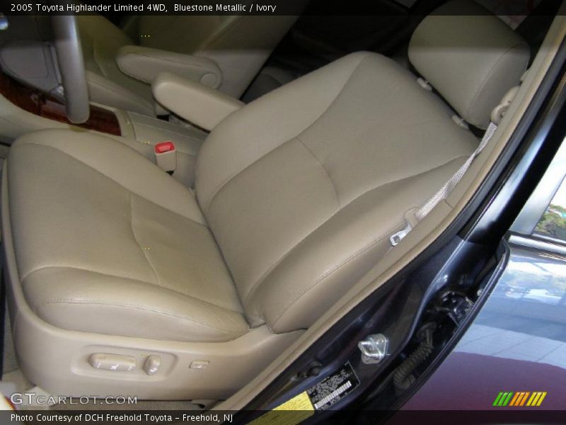 Bluestone Metallic / Ivory 2005 Toyota Highlander Limited 4WD