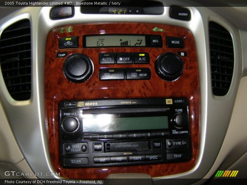 Bluestone Metallic / Ivory 2005 Toyota Highlander Limited 4WD