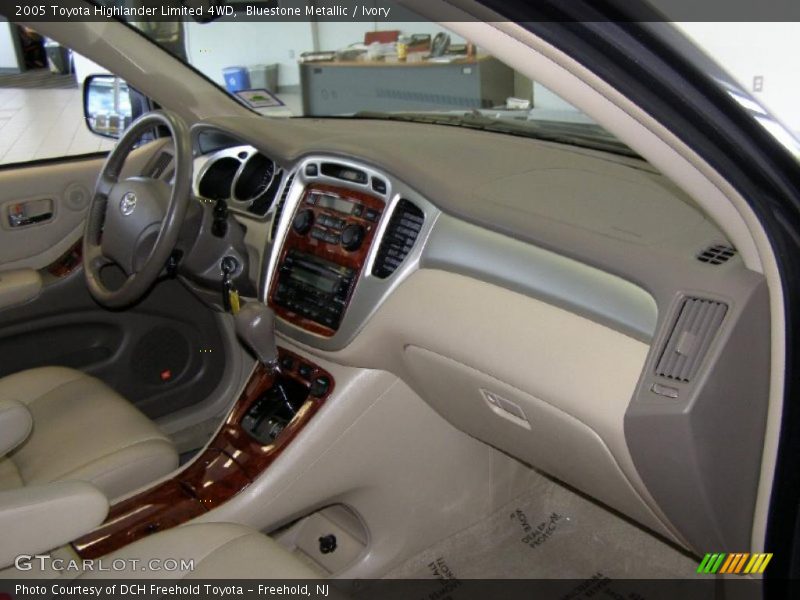 Bluestone Metallic / Ivory 2005 Toyota Highlander Limited 4WD