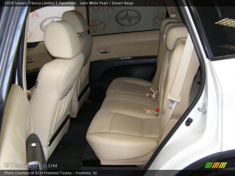 Satin White Pearl / Desert Beige 2008 Subaru Tribeca Limited 5 Passenger