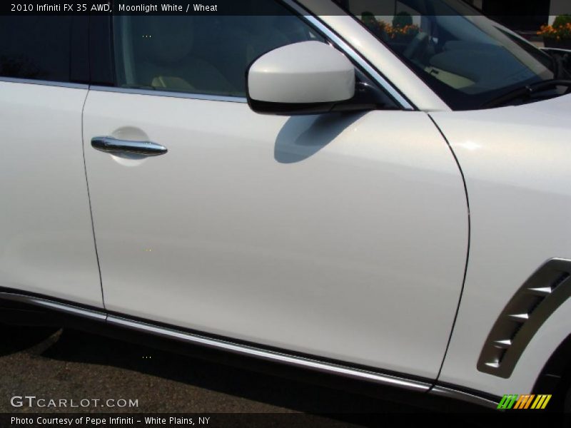 Moonlight White / Wheat 2010 Infiniti FX 35 AWD
