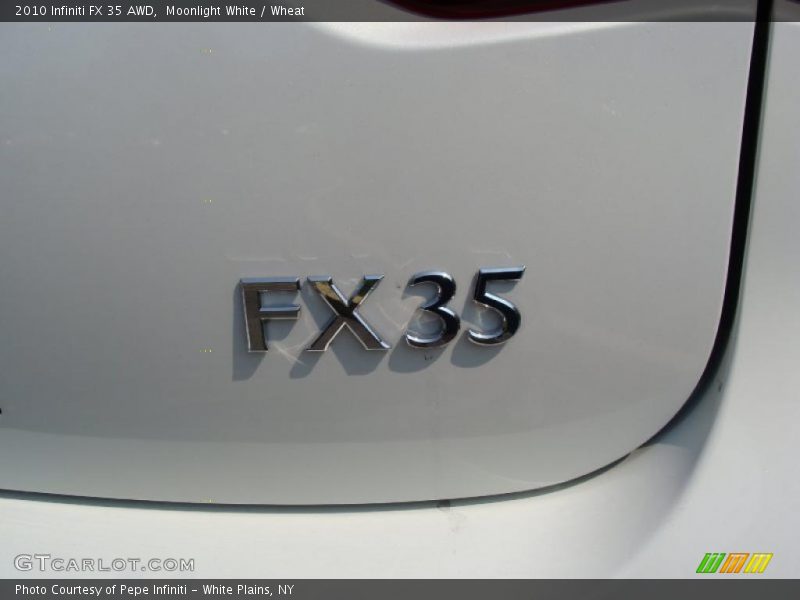 Moonlight White / Wheat 2010 Infiniti FX 35 AWD