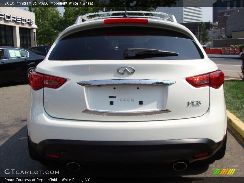 Moonlight White / Wheat 2010 Infiniti FX 35 AWD