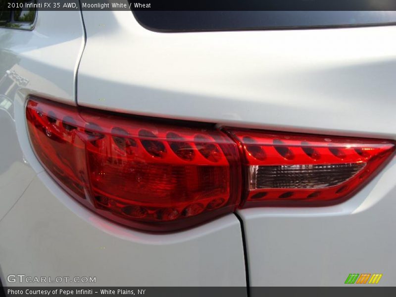 Moonlight White / Wheat 2010 Infiniti FX 35 AWD