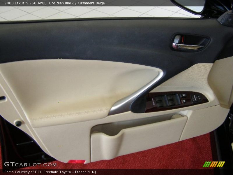 Obsidian Black / Cashmere Beige 2008 Lexus IS 250 AWD