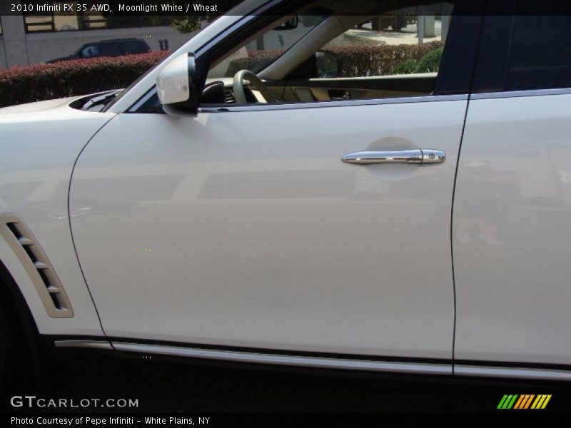 Moonlight White / Wheat 2010 Infiniti FX 35 AWD