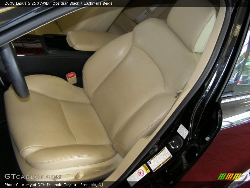 Obsidian Black / Cashmere Beige 2008 Lexus IS 250 AWD