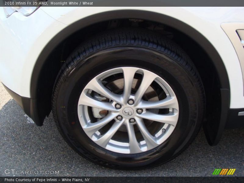 Moonlight White / Wheat 2010 Infiniti FX 35 AWD