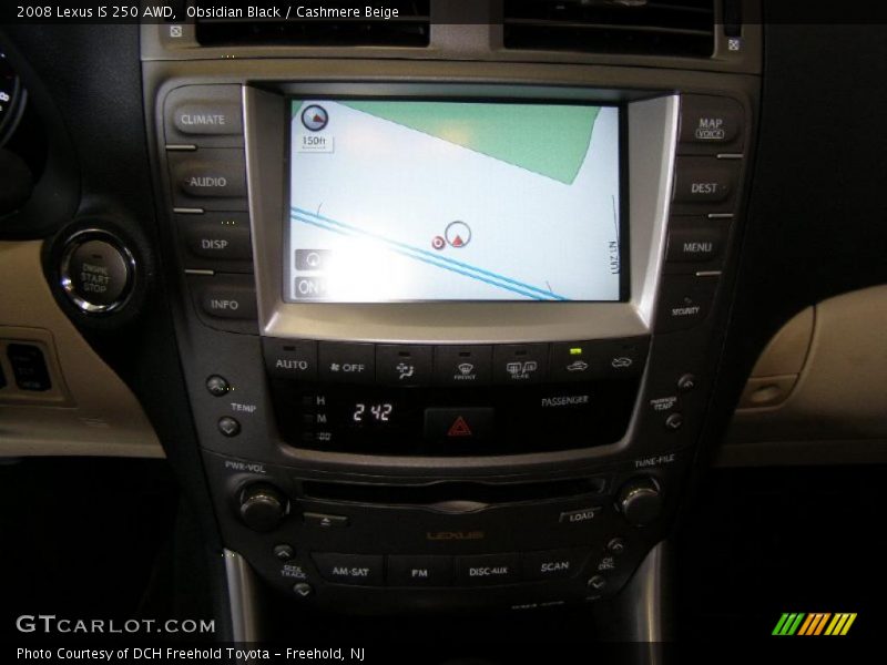 Obsidian Black / Cashmere Beige 2008 Lexus IS 250 AWD