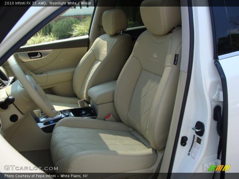 Moonlight White / Wheat 2010 Infiniti FX 35 AWD