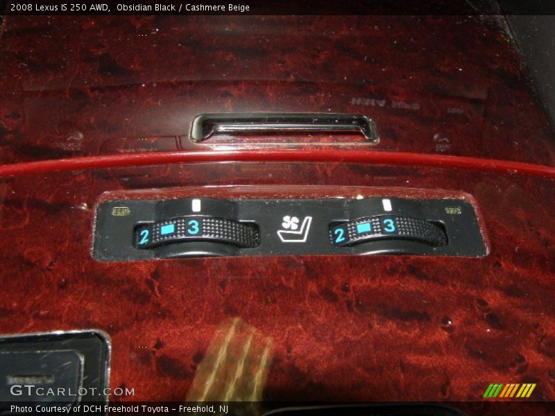 Obsidian Black / Cashmere Beige 2008 Lexus IS 250 AWD