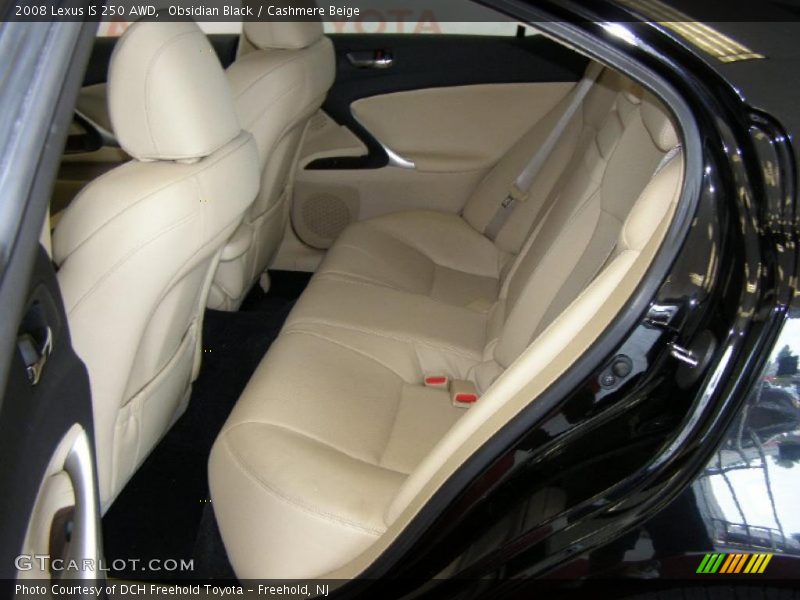 Obsidian Black / Cashmere Beige 2008 Lexus IS 250 AWD