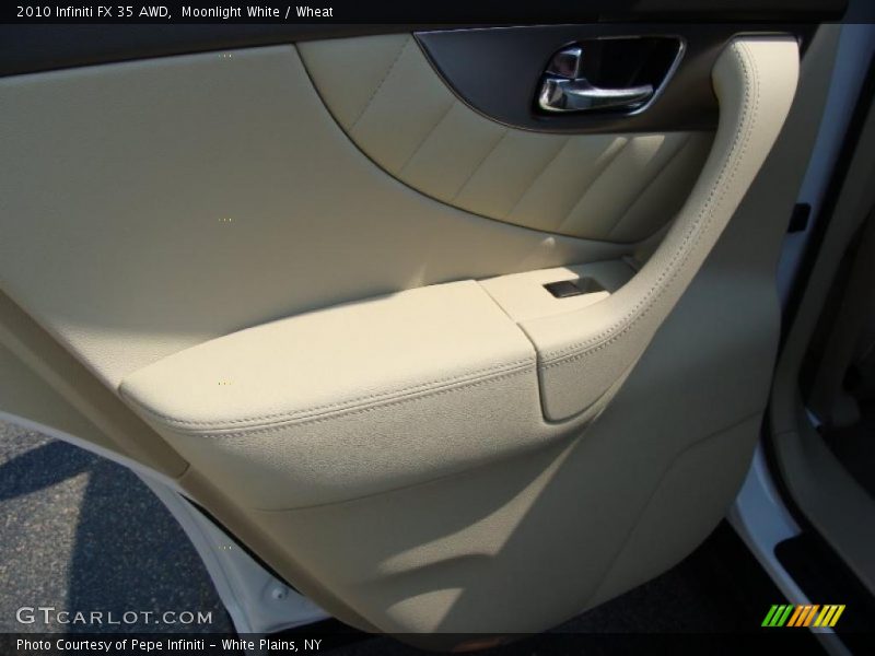 Moonlight White / Wheat 2010 Infiniti FX 35 AWD