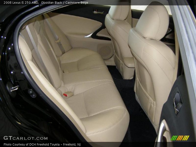 Obsidian Black / Cashmere Beige 2008 Lexus IS 250 AWD