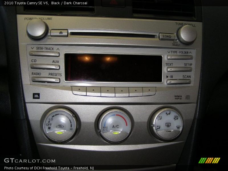 Black / Dark Charcoal 2010 Toyota Camry SE V6